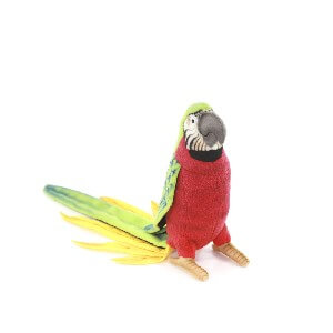3326 попугай ара зеленокрылый, 37 см