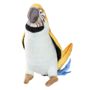 3325 попугай ара сине-жёлтый, 37 см