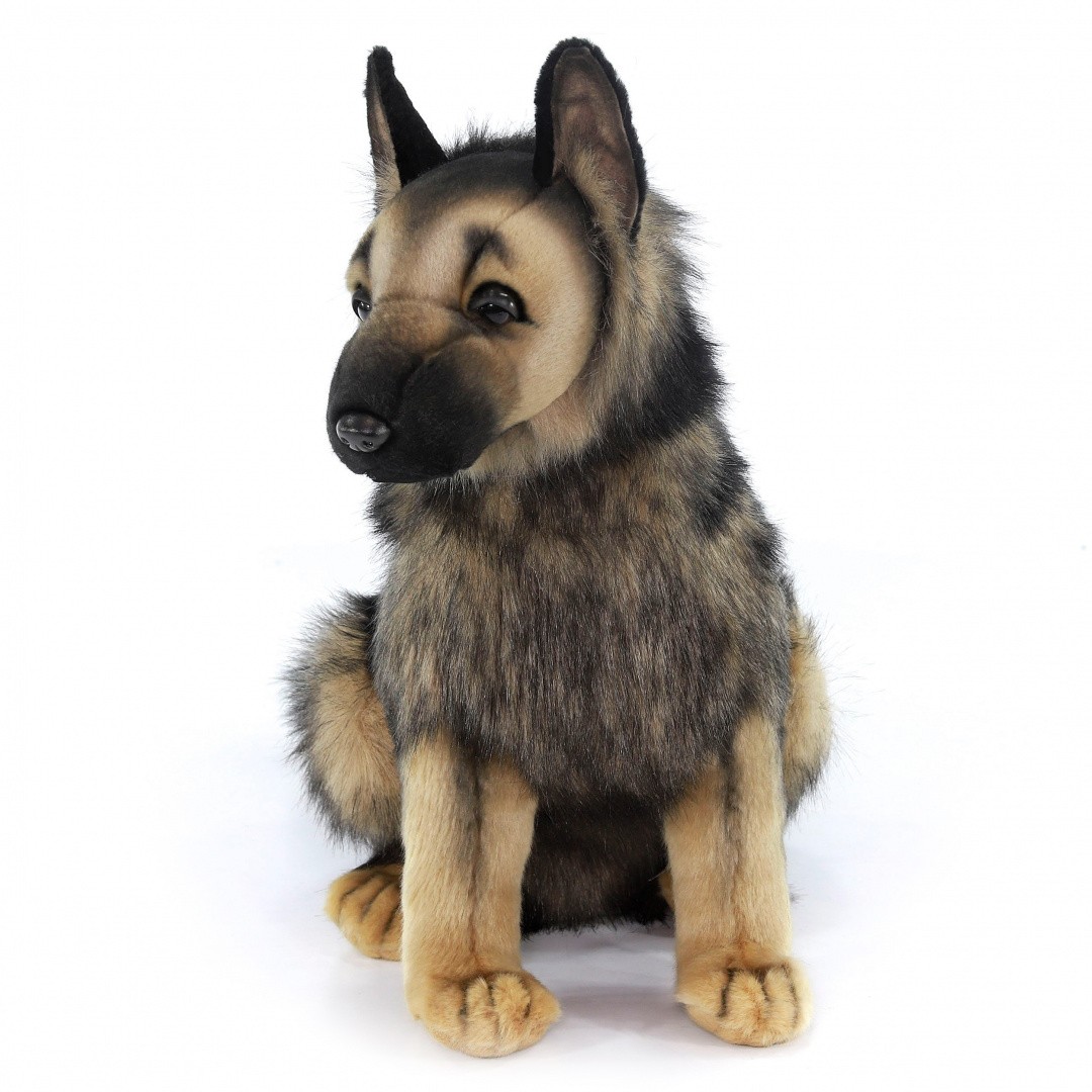 3995 собака немецкая овчарка, щенок, 41 см