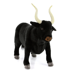 Мягкая игрушка 4628 черный бык, 50 см купить