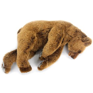 7273 Медведь спящий, коричневый, 70 см