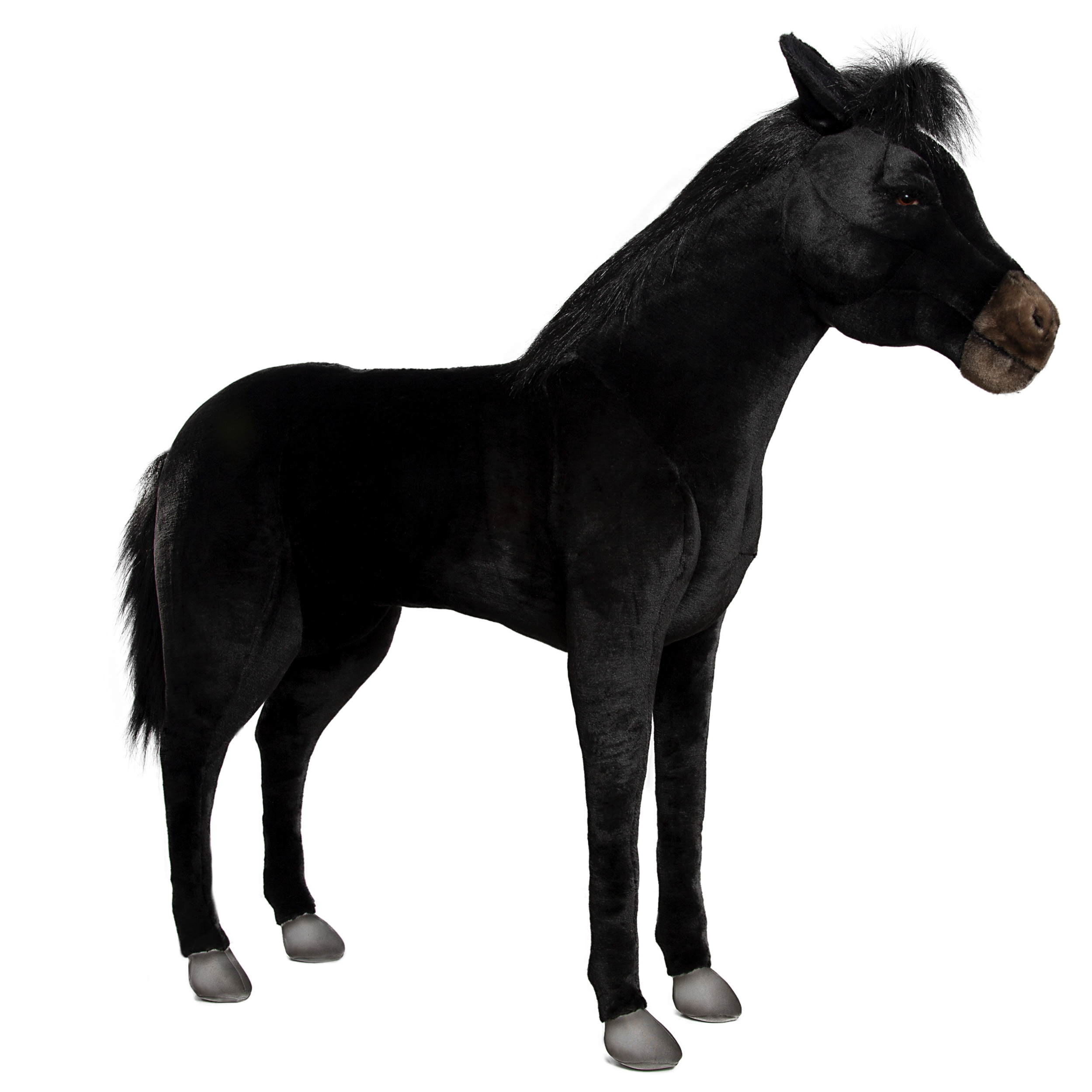 4058 Лошадь, пони, черная, 97 см