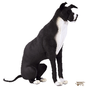 Мягкая игрушка 6835 Собака немецкий дог, чёрно-белый, 123 см купить