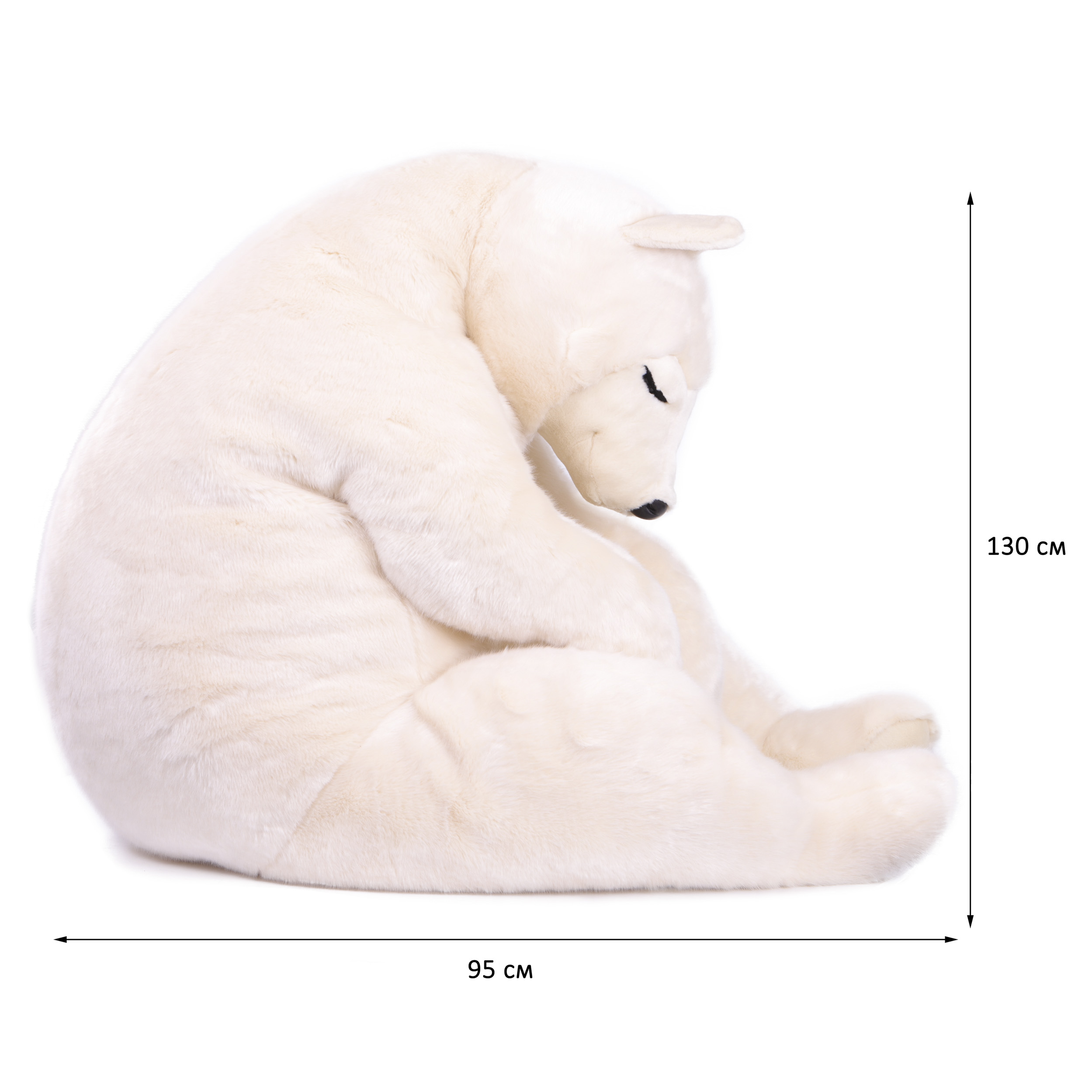 5013 медведь белый, 130 см