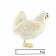4172 курица белая, 35 см