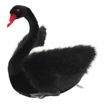 4084 лебедь чёрный, 45 см
