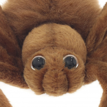 Мягкая игрушка 4726 паук тарантул, коричневый, 19 см купить