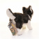 6970 Собака сибирский хаски, чёрно-белая, щенок, 20 см