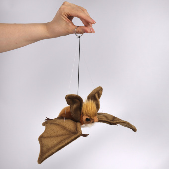 Мягкая игрушка 3064м мышь летучая, коричневая, 37 см купить