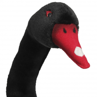 Мягкая игрушка 4084 лебедь чёрный, 45 см купить