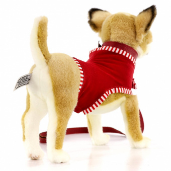 Мягкая игрушка 6383 собака чихуахуа, в красной майке, 27 см купить