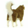 6494 собака сибирский хаски, палевая, 50 см