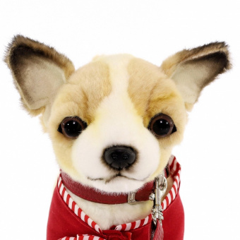 Мягкая игрушка 6383 собака чихуахуа, в красной майке, 27 см купить